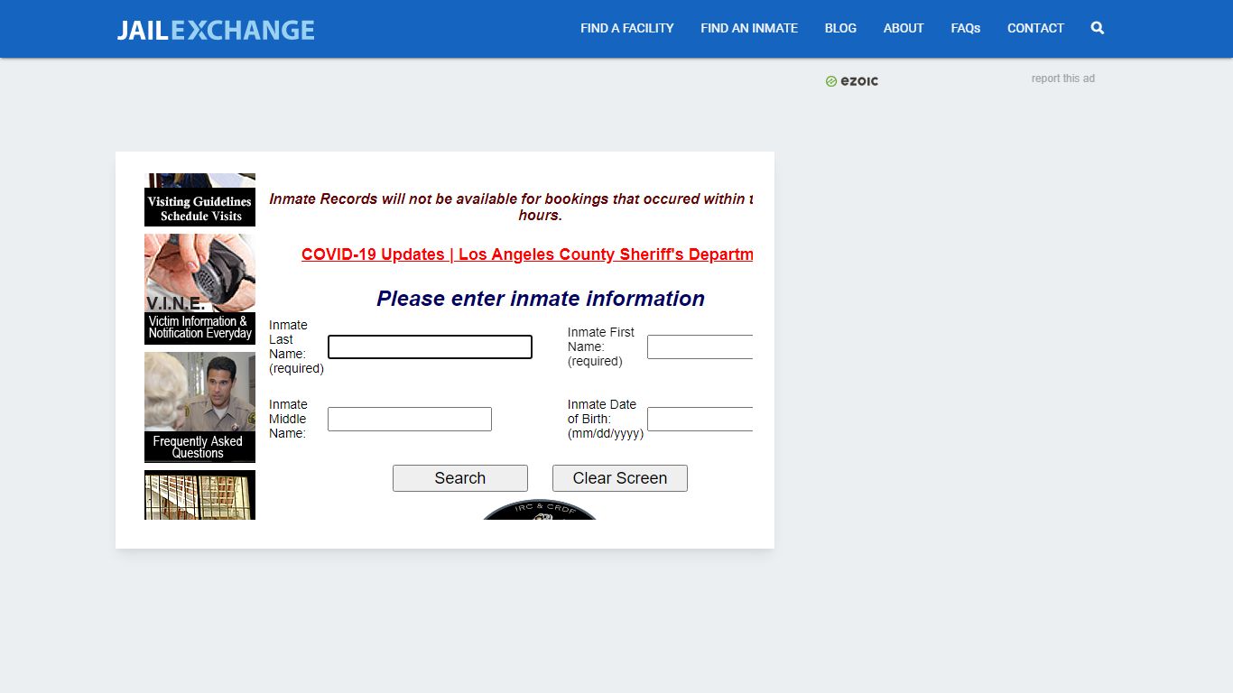 Van Nuys Jail Inmates - JAIL EXCHANGE